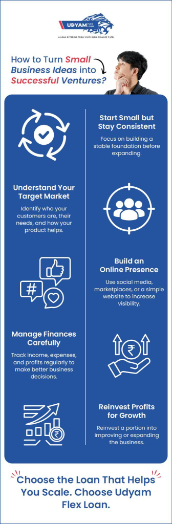 How to Turn Small Business Ideas into Successful Ventures